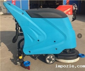 印刷厂用手推式洗地机保洁更简单化